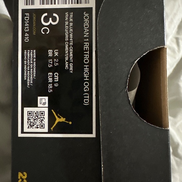 Infant Jordan 1 Retro High OG 3c - Picture 2 of 2